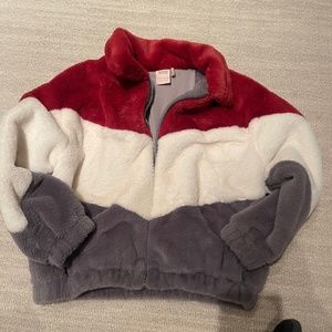 Girls Faux Fur Jacket